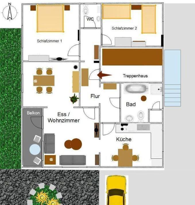 Ferienwohnung Odenwaldblick Momlingen Exteriér fotografie